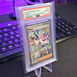 Pokemon PSA 10 Miriam 251/198 Secret Illustration Rare Full Art Scarlet Violet - Image 3