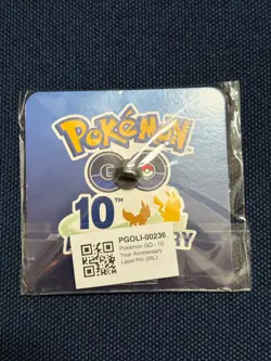 Official Pokemon GO 10 Year Anniversary Lapel Pin - GO Fest Chicago - Image 4