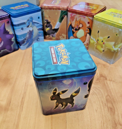Lot de 7 Pokemon Tin Cube Vide rangement Dracaufeu Ectoplasma Pikachy Noctali... - Image 2