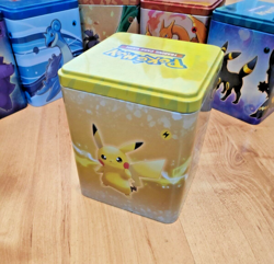 Lot de 7 Pokemon Tin Cube Vide rangement Dracaufeu Ectoplasma Pikachy Noctali... - Image 3