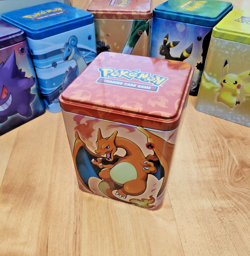 Lot de 7 Pokemon Tin Cube Vide rangement Dracaufeu Ectoplasma Pikachy Noctali... - Image 4