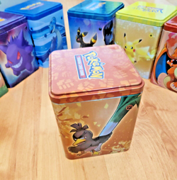Lot de 7 Pokemon Tin Cube Vide rangement Dracaufeu Ectoplasma Pikachy Noctali... - Image 5