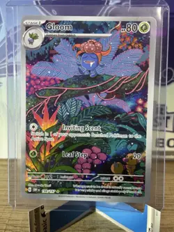 Pokemon TCG Gloom 198/197 Sv03: Obsidian Flames Special Illustration Rare Card - Image 1