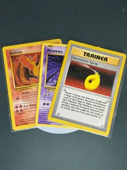 Pokemon TCG Vintage Card Lot Base Set Fossil Team Rocket Non-Holo, Moltres - Image 2