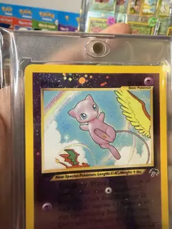 Pokemon Mew 01/18 Southern Islands Reverse Holo Card NM Condition - Image 5