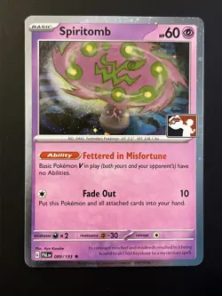 Spiritomb 089/193 Prize Pack Series Cards Holo Promo Pokemon Card NM Near Mint - Image 1