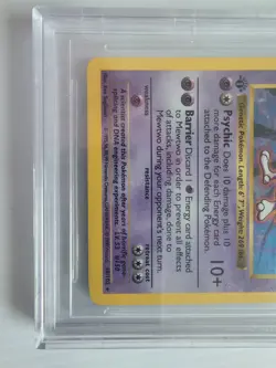 1999 Pokemon 1st Edition Base Set Shadowless Holo Mewtwo #10 BGS 9 MINT - Image 4