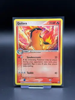 Quilava 45/115 EX Unseen Forces LP Pokemon Card TCG Vintage 2005 - Image 1