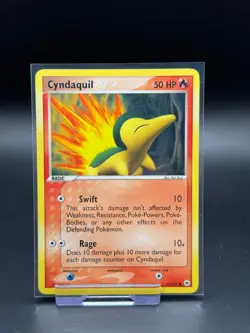 Cyndaquil 59/101 EX Hidden Legends LP Pokemon Card TCG Vintage 2004 - Image 1