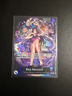 One Piece TCG Boa Hancock Alt Art Card OP07-038 English - Image 1
