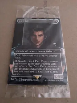 Sealed Zack Fair Magic the Gathering MTG Promo Card (FF7 Rebirth Switch 2 Bonus) - Image 1