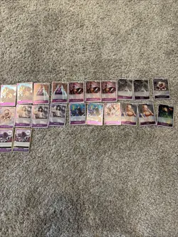 ***122 FOIL ONE PIECE CARDS**PURPLE BULK LOT ALL FOIL COLLECTION! - Image 2