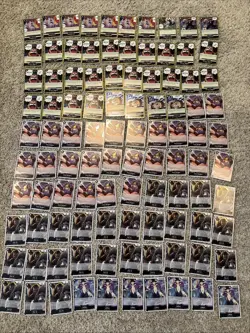 ***198 FOIL ONE PIECE CARDS***BLACK BULK LOT ALL FOIL COLLECTION! - Image 1