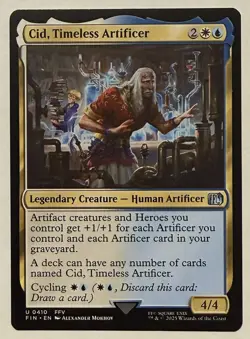 Cid, Timeless Artificer 410 - Final Fantasy MTG - Image 1