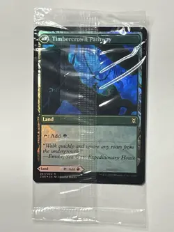 Cragcrown Pathway Prerelease Sealed Foil Zendikar Rising Timbercrown Pathway - Image 2