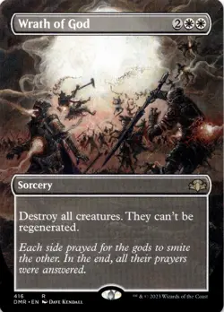 Wrath of God (Borderless) DMR 416 Dominaria Remastered Magic: The Gathering NM - Image 1