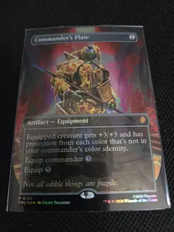 Commander's Plate (Borderless) Commander: Teenage Mutant Ninja Turtles Foil - Image 1