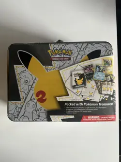 Pokemon Celebrations 25th Anniversary Collector's Chest Lunch Box Tin - Image 1