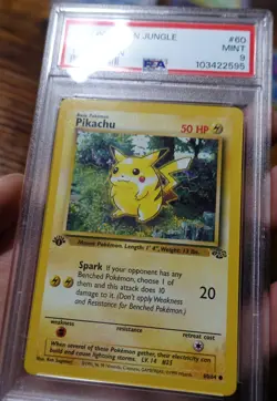 Pikachu 60/64 1st Edition PSA 9 Jungle Set 1999 Pokemon Card Graded - Image 3