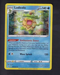 Ludicolo 034/203 Holo Rare Evolving Skies Pokemon Near Mint - Image 1