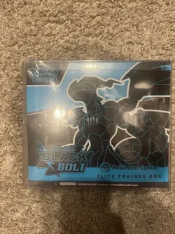Pokemon Black Bolt Pokemon Center ETB Elite Trainer Box SEALED w/Protective Case - Image 1