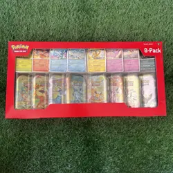 Pokemon Prismatic Evolutions Costco 8 Mini-Tin Bundle w Promo Cards 2 Pack - Image 2