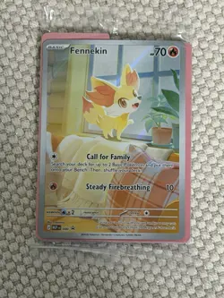 Fennekin 2026 Pokemon Chaos Rising #080 Black Star Promo Sealed Holo - Image 1