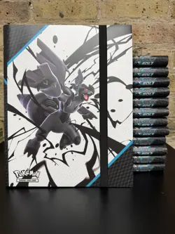 Lot of 27 Pokemon Binders - White Flare, Black Bolt, and Prismatic Evolutions - Image 1