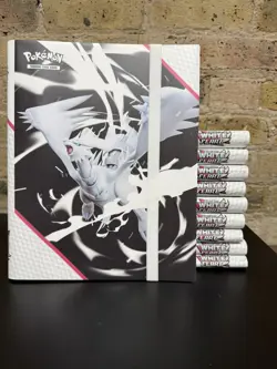 Lot of 27 Pokemon Binders - White Flare, Black Bolt, and Prismatic Evolutions - Image 2
