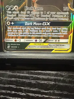 Pokemon TCG Umbreon & Darkrai GX Sun & Moon Holo NM Rare - Image 4