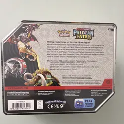 Pokemon Charizard ex Paldean Fates Tin - Small Tear. - Image 4