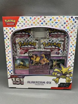 Pokemon TCG, Scarlet & Violet 151 Alakazam EX Collection Box Factory Sealed - Image 1