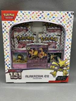 Pokemon TCG, Scarlet & Violet 151 Alakazam EX Collection Box Factory Sealed - Image 2