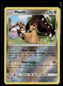 Pokemon TCG SM - Cosmic Eclipse #140/236 Mawile Reverse Holo - Image 1