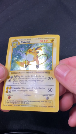 Pokemon - Raichu - 014/102 - Unlimited Holofoil - Base Set (Shadowless) - DM* - Image 2