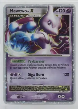 Mewtwo Lv X Pokemon Diamond & Pearl Legends Awakened #144 2008 - Image 1