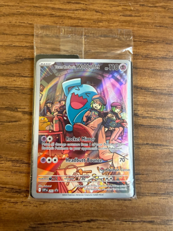 Pokemon - DR - Team Rocket's Wobbuffet 203 - Pokemon Center Stamp - Sealed - NM - Image 1