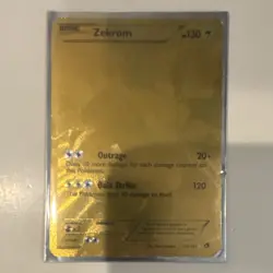 Zekrom Legendary Treasures 115/113 Secret Rare Full Art Holo English 2013 - Image 1