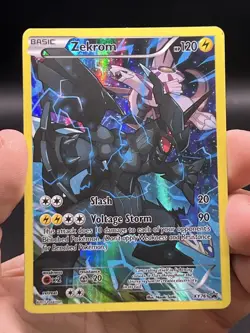 Zekrom (Full Art Promo) XY76 XY Holo Pokemon English LP- Black Star - Image 3