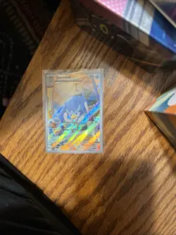 NM Pokemon Paldea Evolved Quaxwell Illustration Rare Full Art 207 #207/193 - Image 1