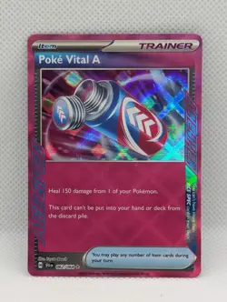 POKE VITAL A 062/064 ACE SPEC RARE SHROUDED FABLE POKEMON HOLO LP - Image 1