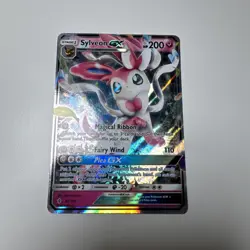 2017 Pokemon Guardians Rising Sylveon GX Ultra Rare #92/145 - Image 1