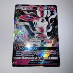 2017 Pokemon Guardians Rising Sylveon GX Ultra Rare #92/145 - Image 2