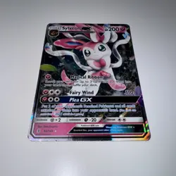 2017 Pokemon Guardians Rising Sylveon GX Ultra Rare #92/145 - Image 3