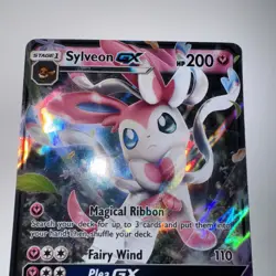 2017 Pokemon Guardians Rising Sylveon GX Ultra Rare #92/145 - Image 5
