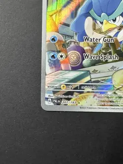 Pokemon Quaxwell 207/193 Sv02: Paldea Evolved Illustration Rare Holo - Image 4