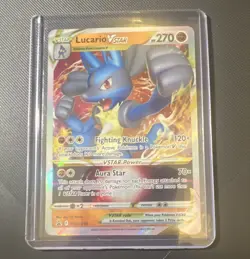 Pokemon TCG Lucario VSTAR SWSH214 SWSH Sword & Shield Promo Holo English - Image 1