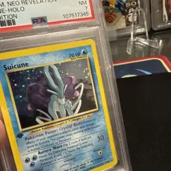 2001 POKEMON NEO REVELATION 1ST ED #14 SUICUNE-HOLO PSA 7 - Image 2