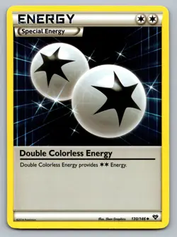 Pokemon TCG XY Base Set Double Colorless Energy 130/146 - Image 1