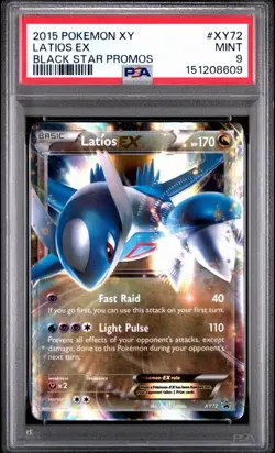 2015 POKEMON XY LATIOS EX BLACK STAR PROMOS #XY72 PSA 9 LOW POP - Image 1